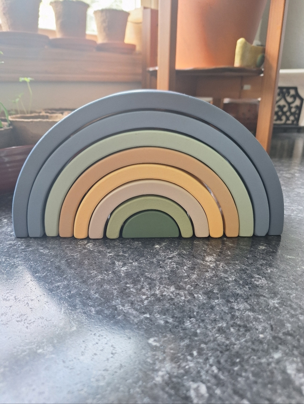 Rainbow Stacker - Blue Hues